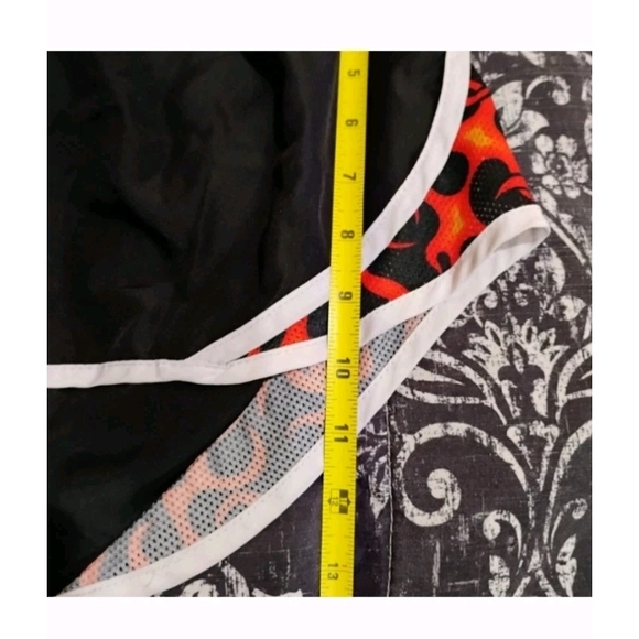 Soffe Women's Black Shorts with Fiery Trim - Picture 8 of 8